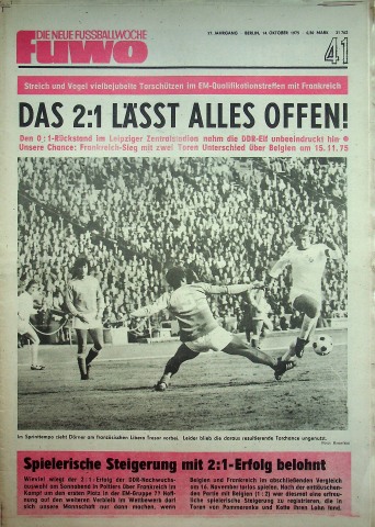 Fuwo Fussballwoche 41/1975